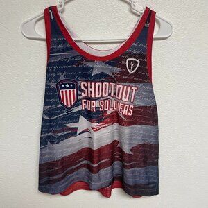 USA Shootout for Soldiers Athletic Reversible Tank Top Men’s Medium